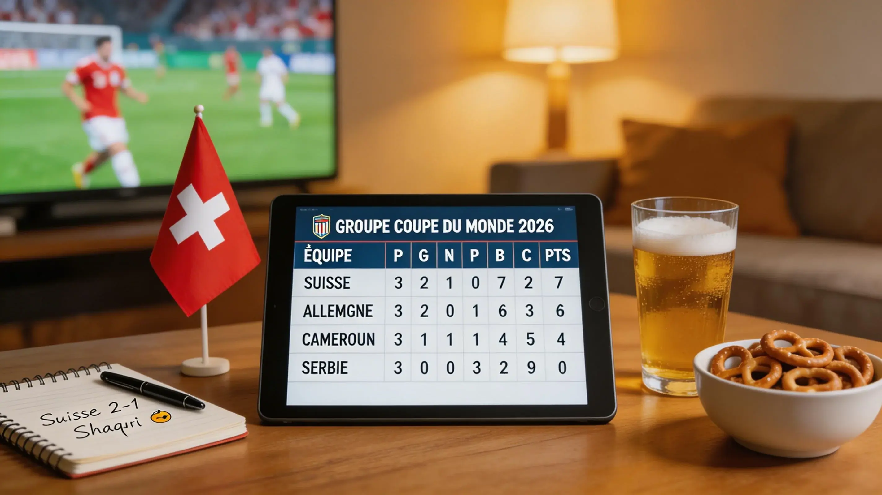 Scenarios de qualification de la Suisse au Mondial 2026