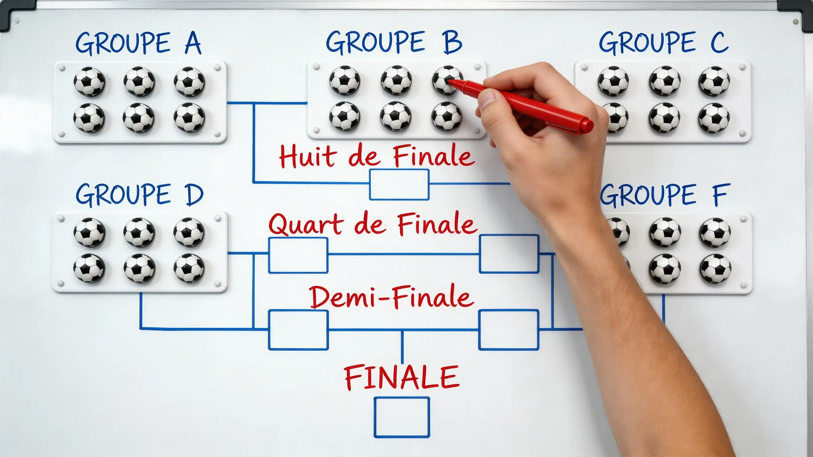 Tableau complet des 12 groupes de la Coupe du Monde 2026
